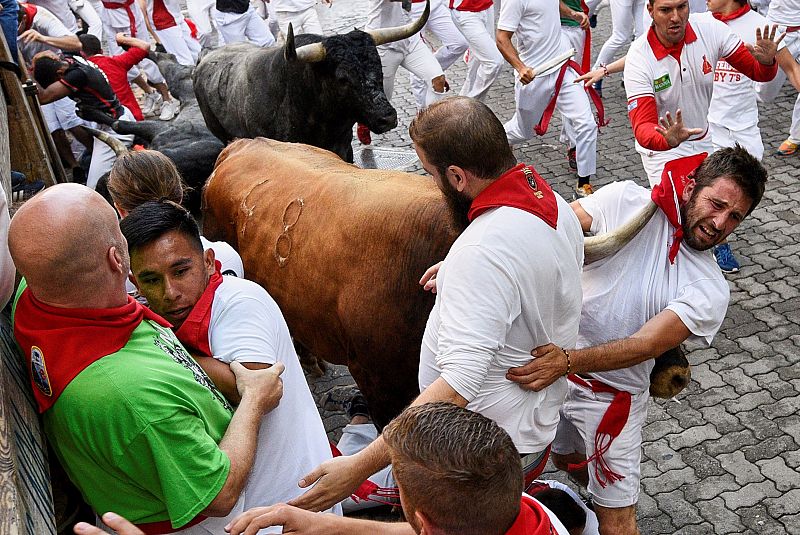 Octavo y último encierro de los Sanfermines 2018