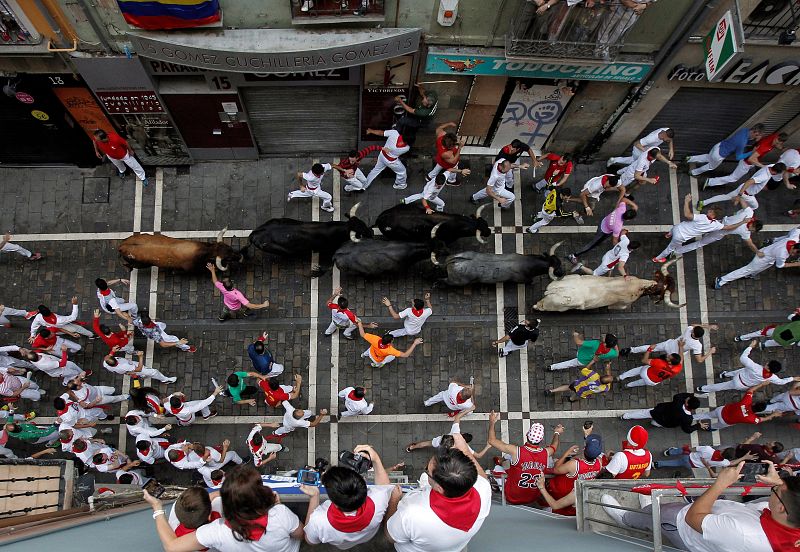 Octavo y último encierro de los Sanfermines 2018