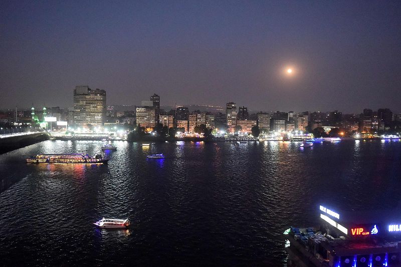 Eclipse de Luna en Egipto