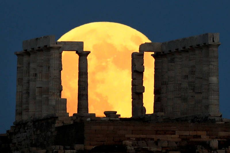 Eclipse de Luna en Grecia