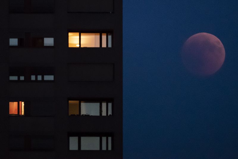 Eclipse de Luna en Suiza