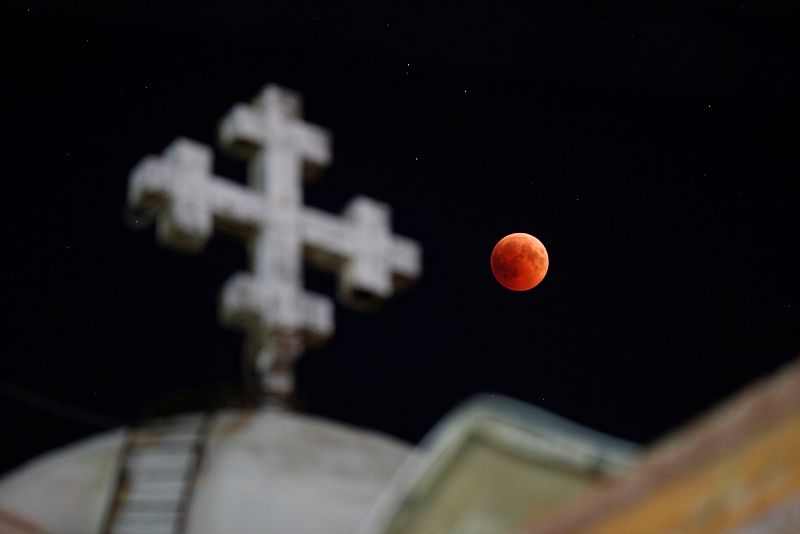 Eclipse de Luna en Jordania