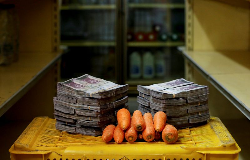 Un kilo de zanahorias cuesta 3.000.000 de bolívares (0,46 dólares).