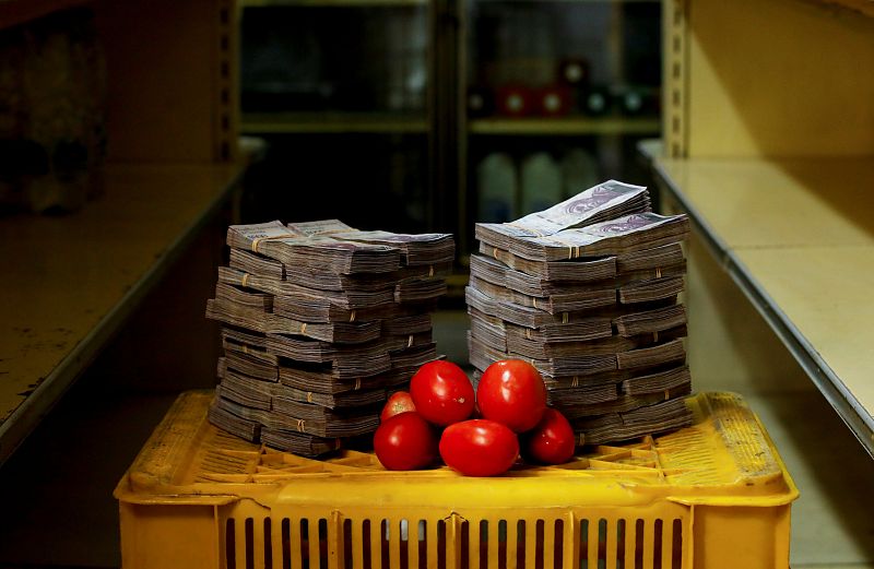 Un kilo de tomates cuesta 5.000.000 de bolívares (0,76 dólares)