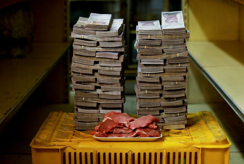 Un kilo de carne cuesta 9.500.000 bolívares (1,45 dólares)