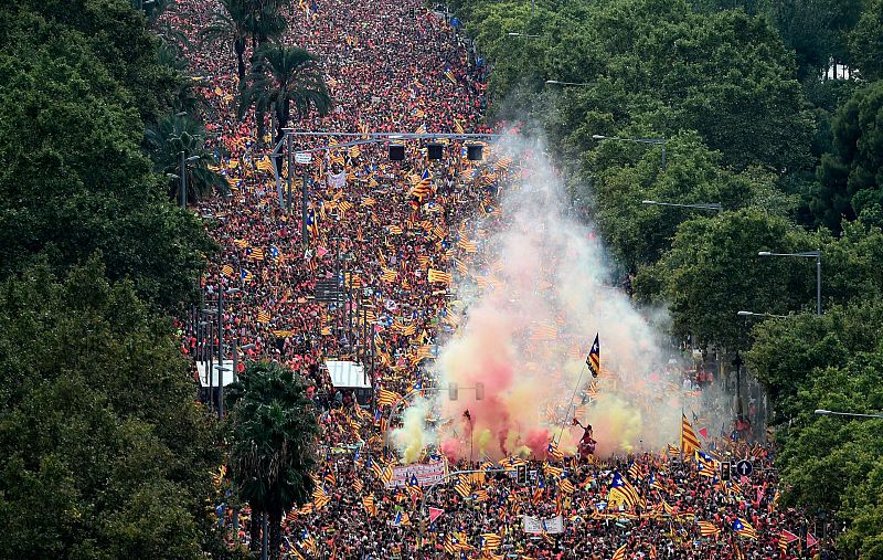 Marchan a favor de la independencia