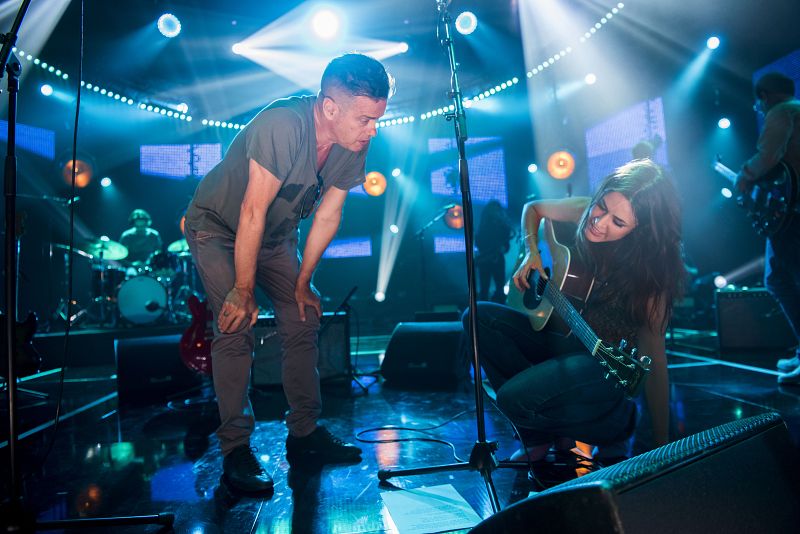 Ensayando para el estreno de La Hora Musa