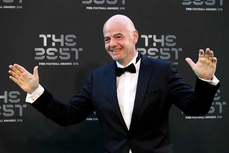 El presidente de la FIFA, Gianni Infantino.