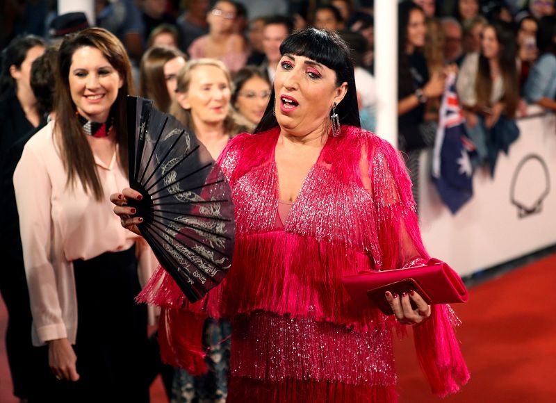 La actriz Rossy de Palma posa en la alfombra roja