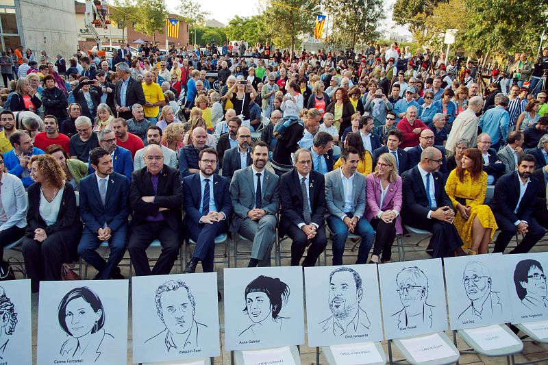 El Gobierno de Cataluña conmemora el 1-O