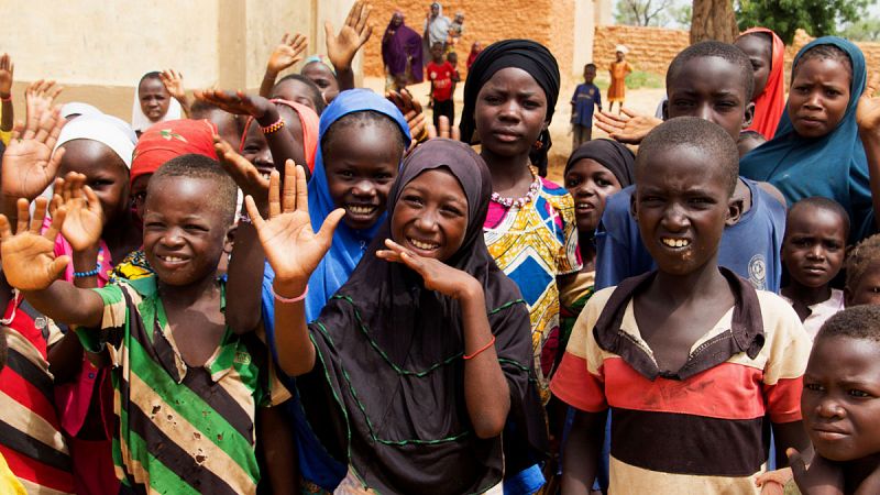 Niños en Lingui (Níger)