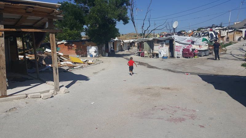 En el poblado llegaron a vivir 200 niños