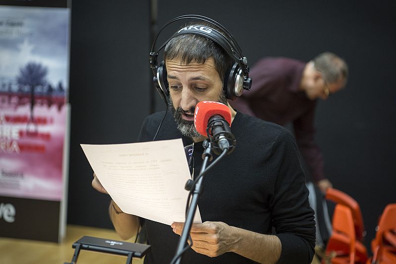 José Martret, en un momento del ensayo.