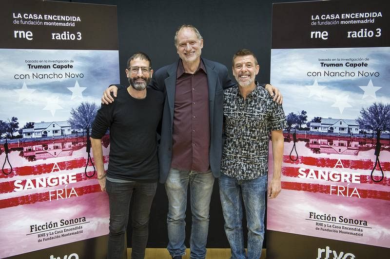 José Martret, Nancho Novo y Juan Megías.