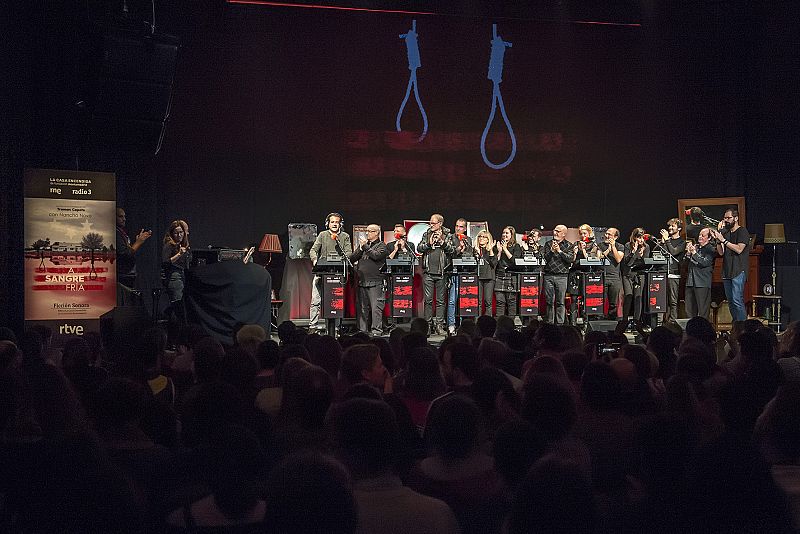 Final de la representación.