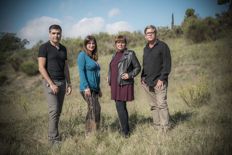 Rafa Arenas, Agnès Bibiloni, Hortènsia Vélez y Sergi Castelar, equipo de realización