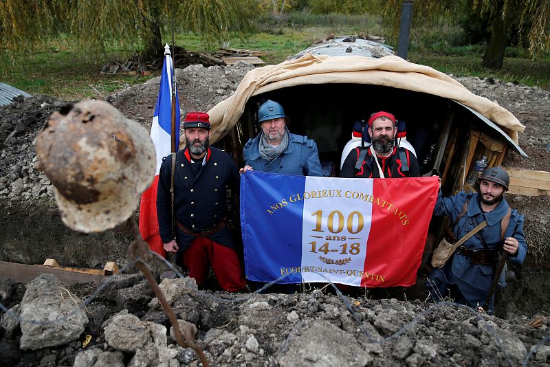 Representación de soldados franceses