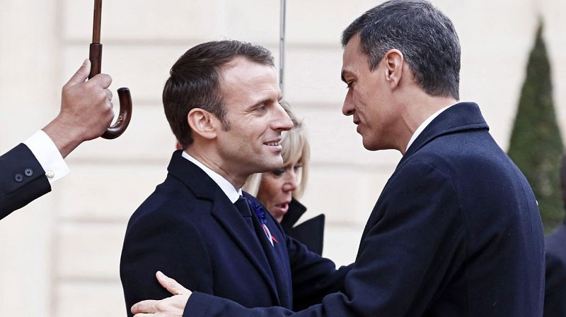 Ceremonia en memoria del armisticio de la Primera Guerra Mundial