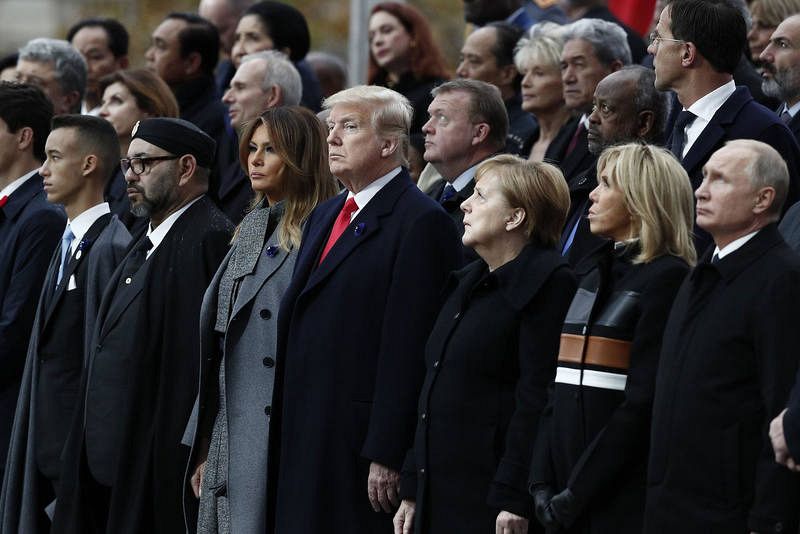  Ceremonia en recuerdo del armisticio de la Primera Guerra Mundial