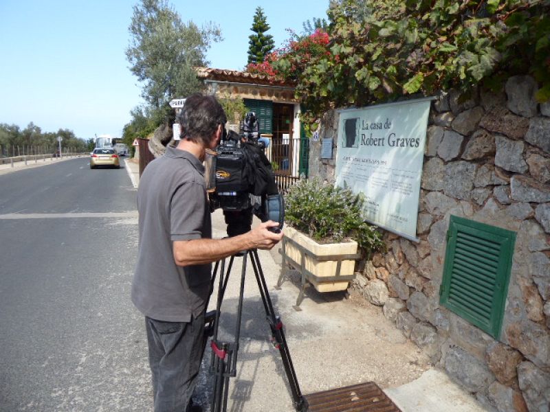 En la casa museo de Robert Graves en Deiá