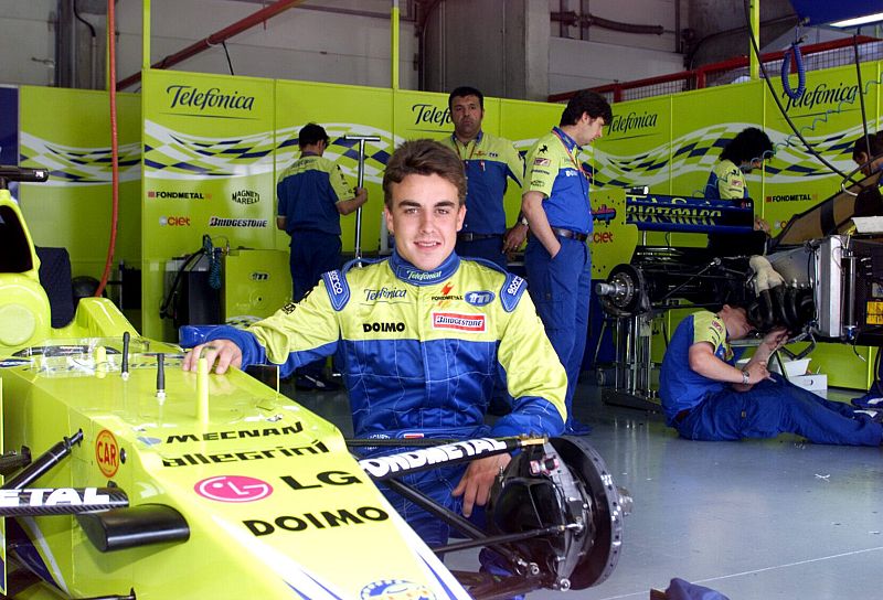 Imagen de archivo de los inicios de Fernando Alonso en la Fórmula.
