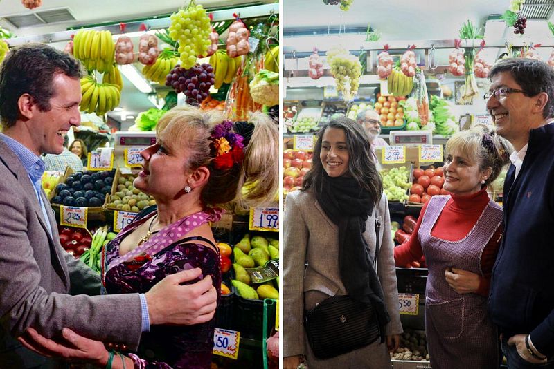 Misma mujer, distintos políticos