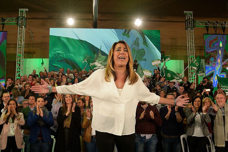 Cierre de campaña de Susana Díaz en Sevilla