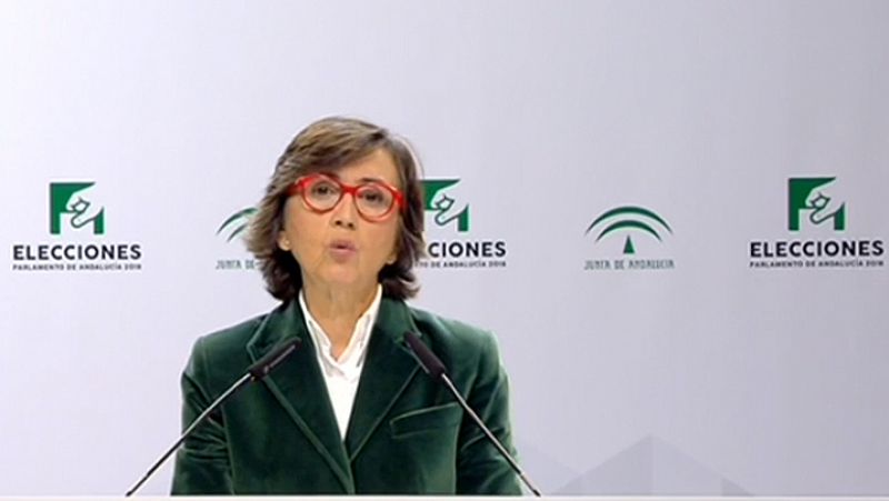 La consejera de Justicia e Interior, Rosa Aguilar, ha informado desde el centro de datos en Sevilla que la normalidad "ha sido la tónica general en el inicio de la jornada".