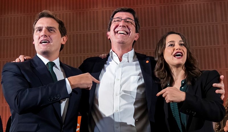 Ciudadanos tras conocer los resultados en Andalucía
