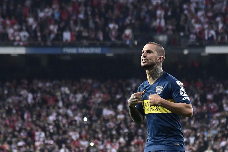 Benedetto abrió el marcador en la final a favor de Boca.