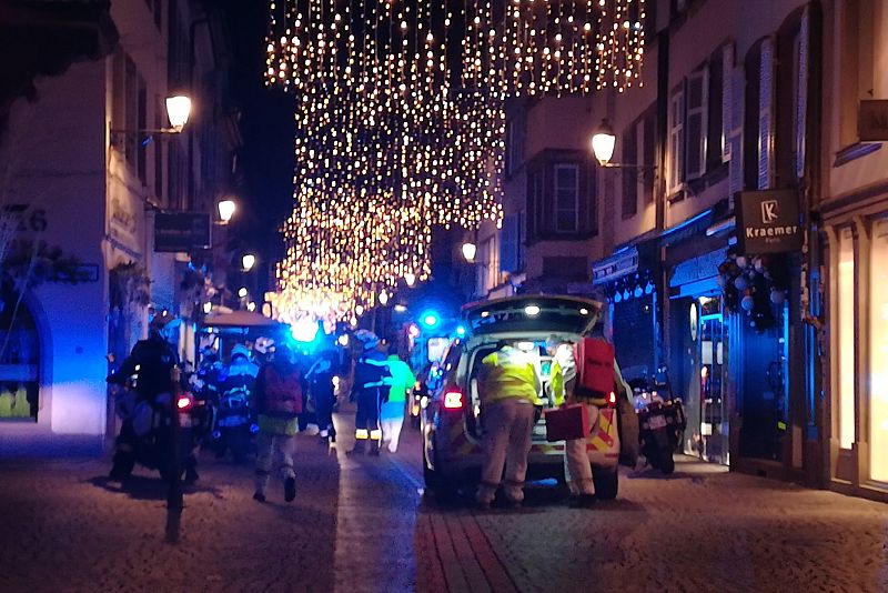 Tiroteo en el centro de Estrasburgo