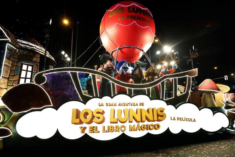 La carroza de RTVE con los Lunnis