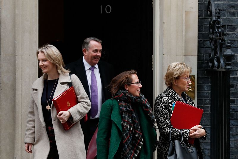 Reunión del gabinete de Theresa May