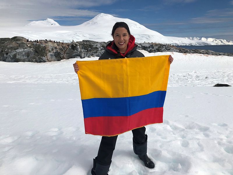 La colombiana Carolina García, abogada de 29 años especializada en Economía