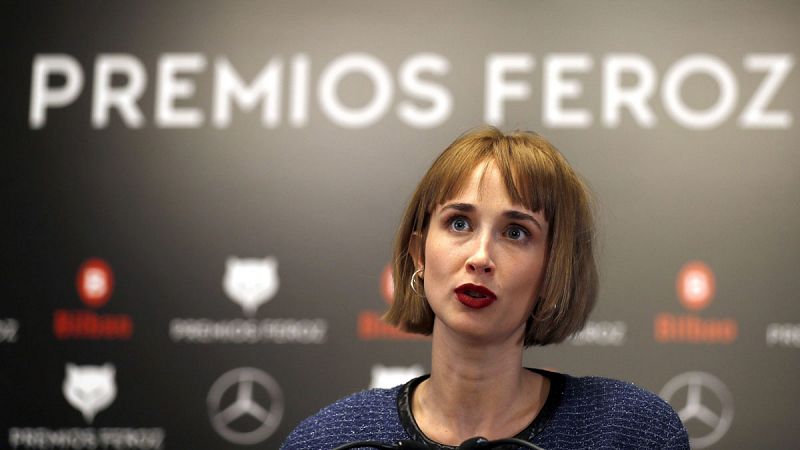 La actriz Ingrid García-Jonsson, presentadora de la gala de entrega de los Premios Feroz