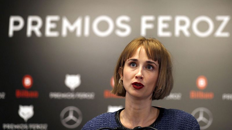 La actriz Ingrid García-Jonsson, presentadora de la gala de entrega de los Premios Feroz