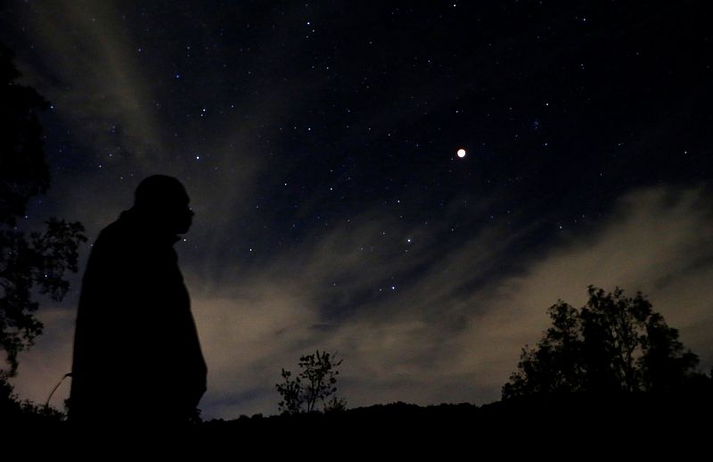 Así se ha visto el fenómeno astronómico en la localidad chilena de Colliguay.