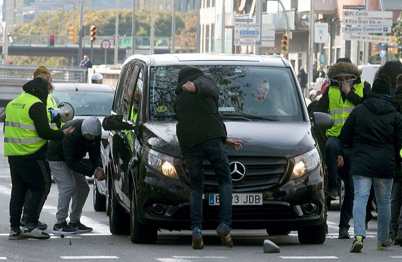 Las VTC en el punto de mira de taxistas enfadados