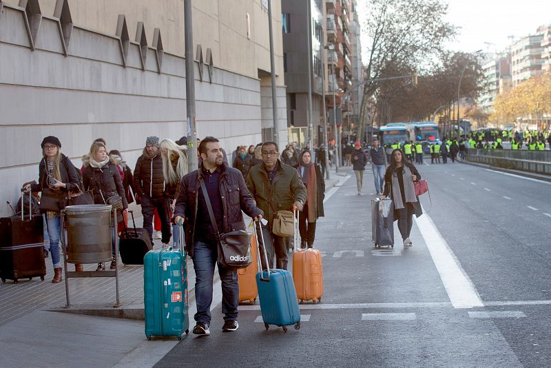 Quinto día de la huelga de taxistas