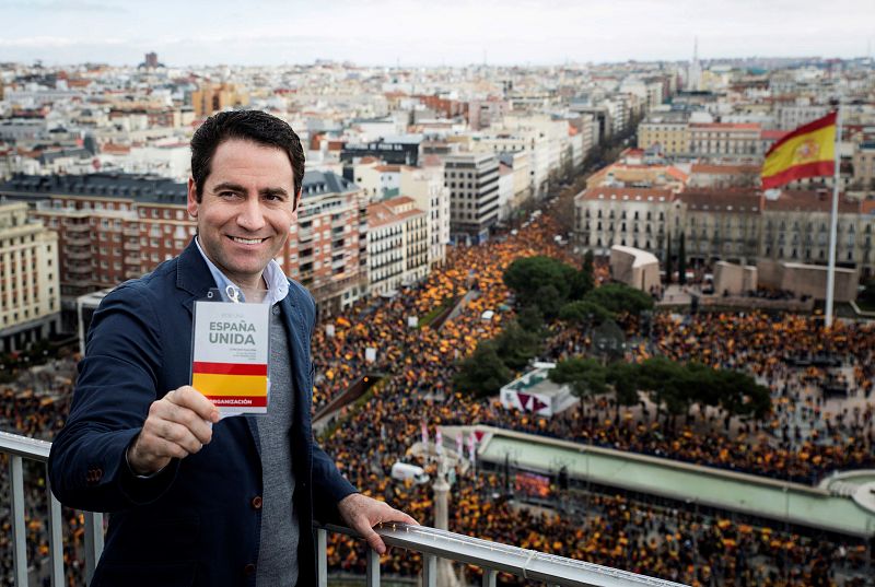 Concentración en la plaza de Colón de Madrid