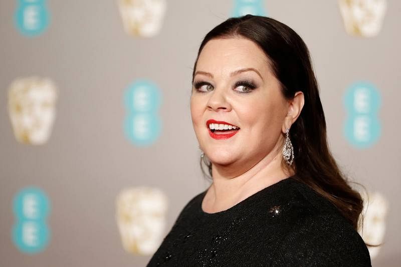 La actriz Melissa McCarthy llega a la ceremonia de entrega de los premios Bafta