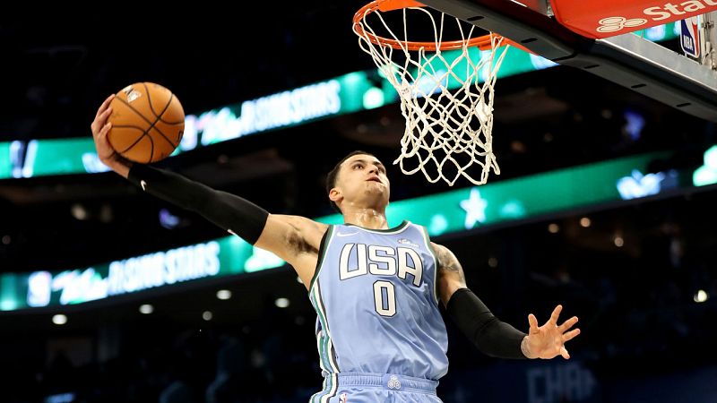 Kyle Kuzma encabeza la exhibición de EE.UU. ante el Resto del Mundo