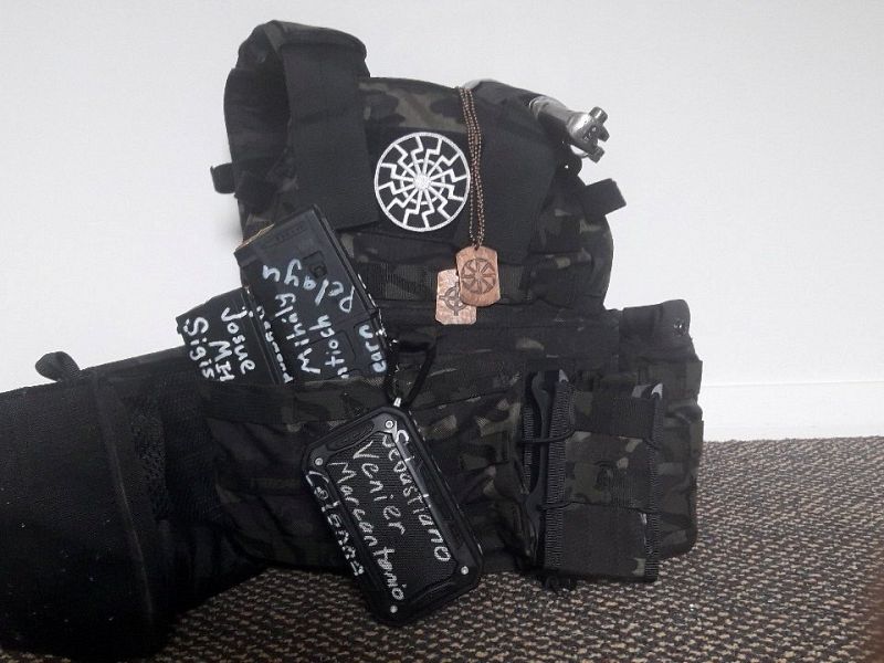 Chaleco antibalas y munición del atacante de Christchurch