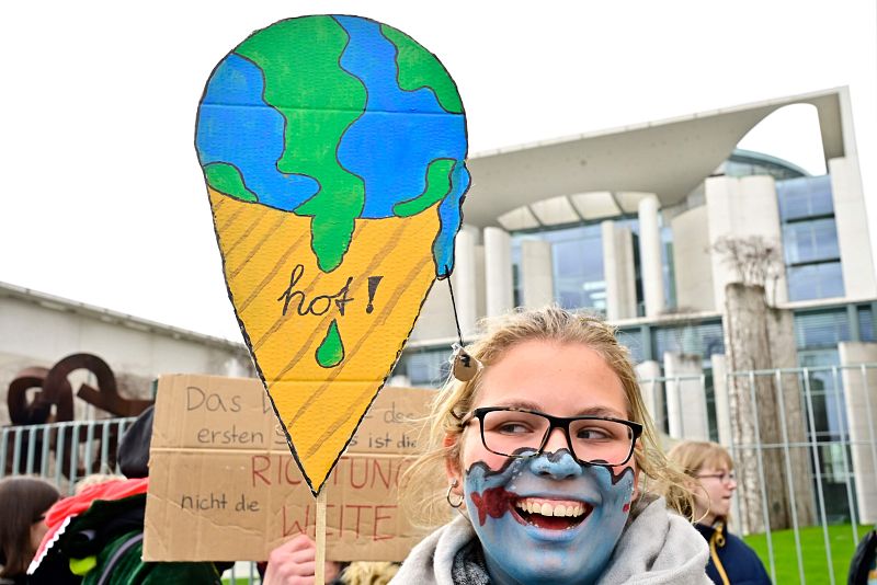 Contra el calentamiento global, en Berlín