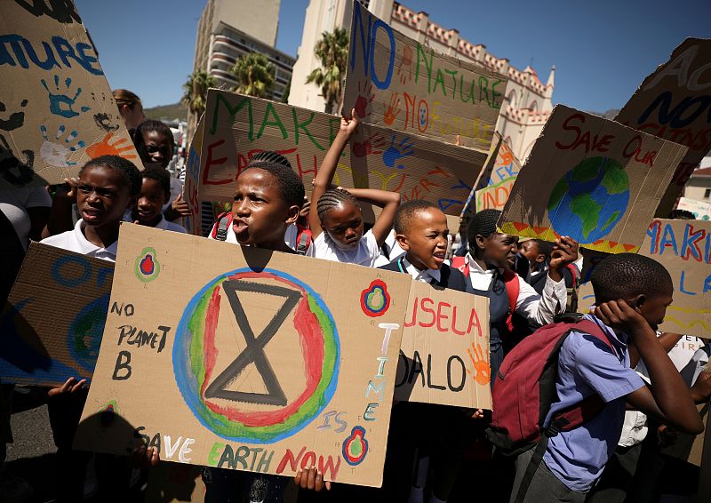Manifestaciones en África contra el cambio climático