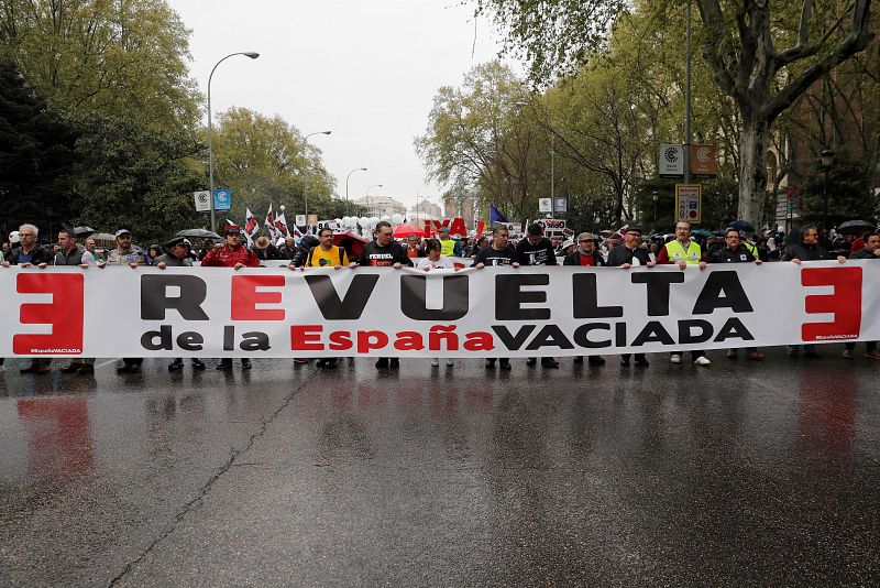 La cabecera de la manifestación