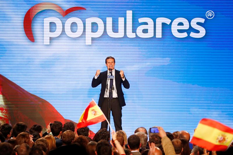 El líder del PP ha iniciado su discurso en Madrid antes del inicio de campaña de las Elecciones generales.