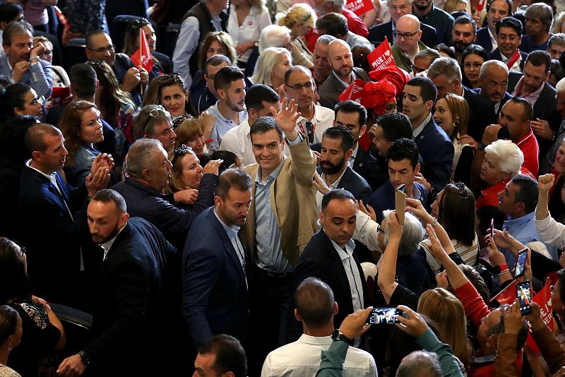 Mitin de Pedro Sánchez en Tenerife