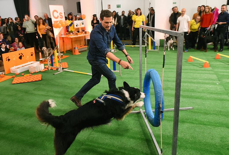 Albert Rivera participa en un encuentro sobre bienestar animal