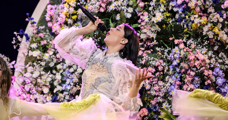 Katerine Duska (Grecia) en su primer ensayo en Eurovisión 2019